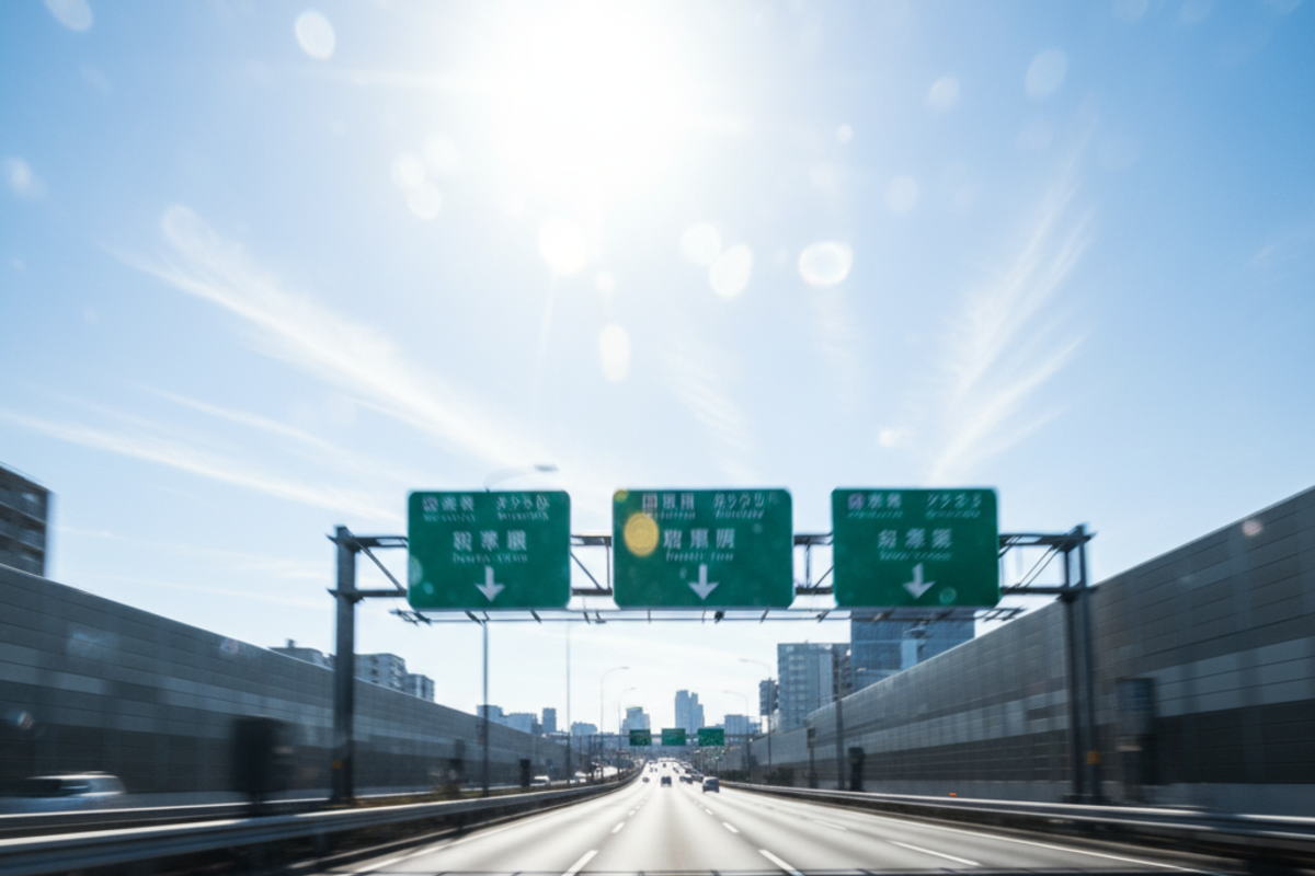 高速道路のETCゲート